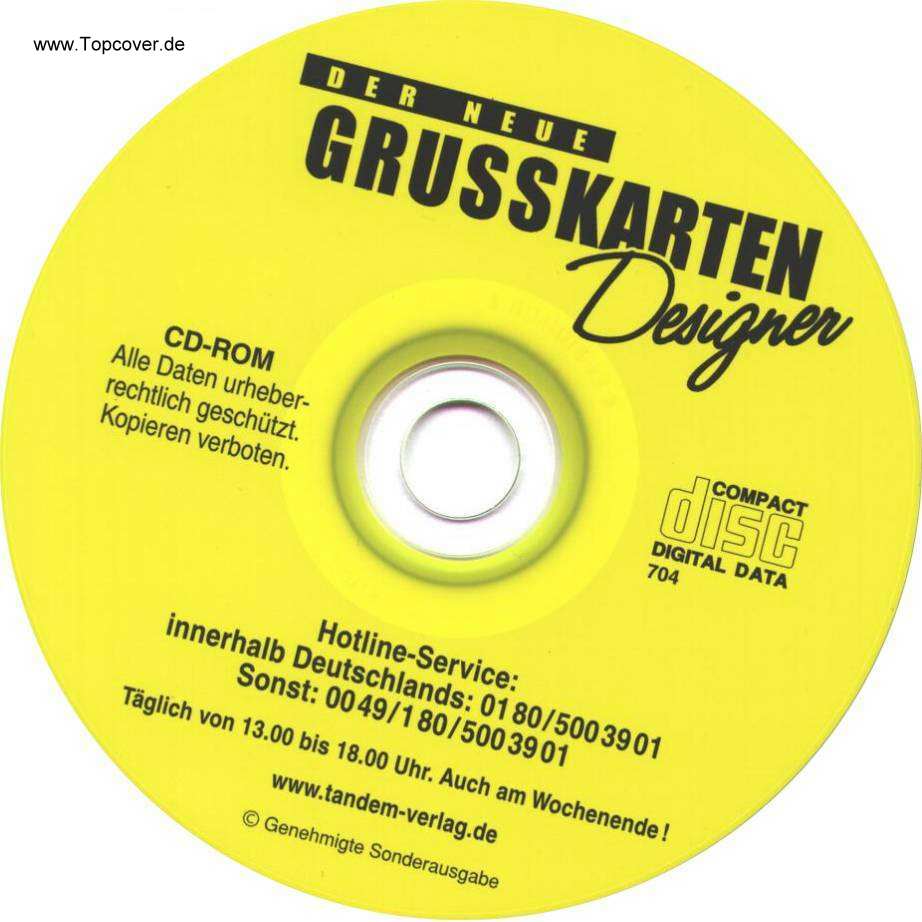 der neue grusskarten designer cd